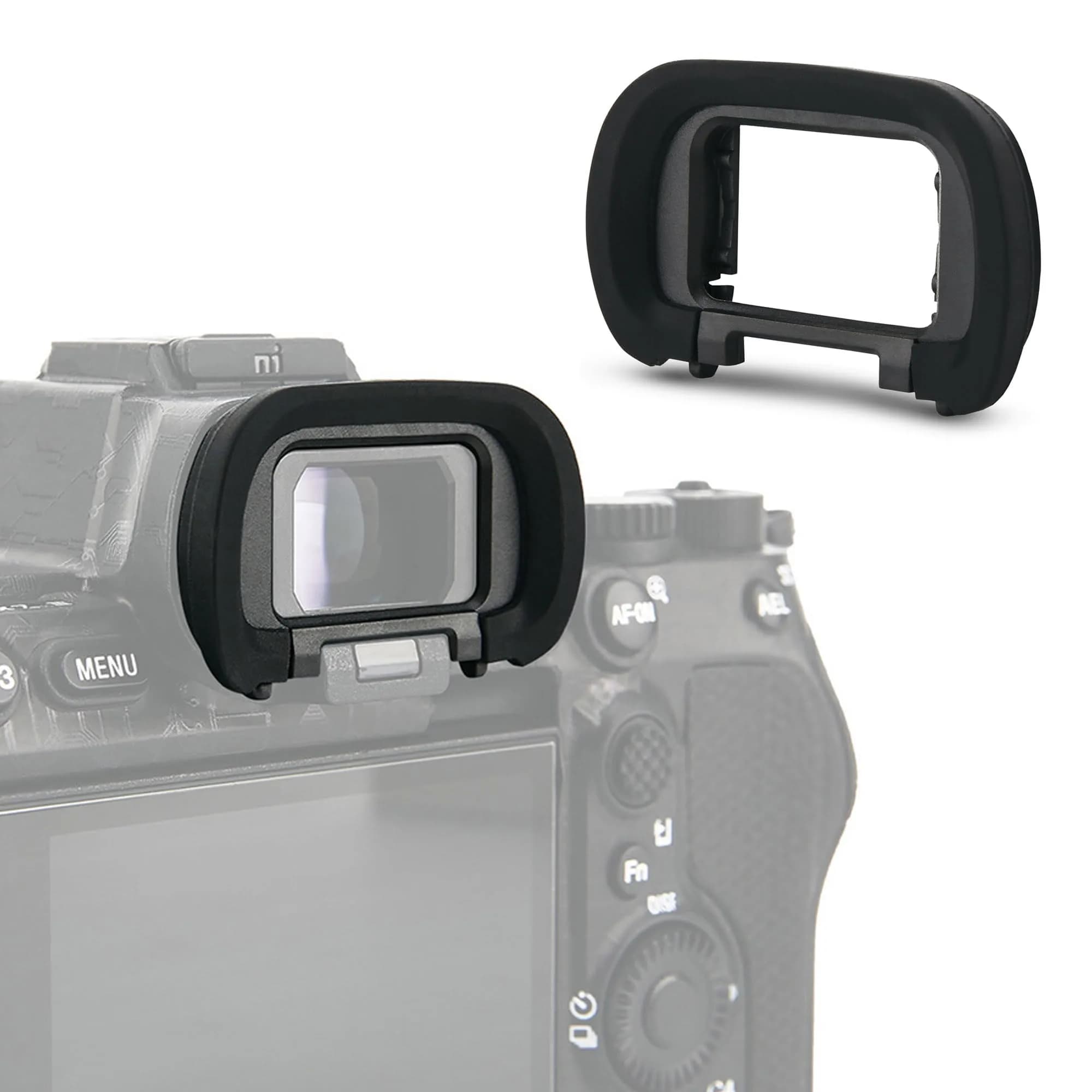JJC 2 Pack Soft Silicone Camera Eyepiece Eyecup for Sony A7/A9 Series Cameras | Replaces FDA-EP19 - main product image