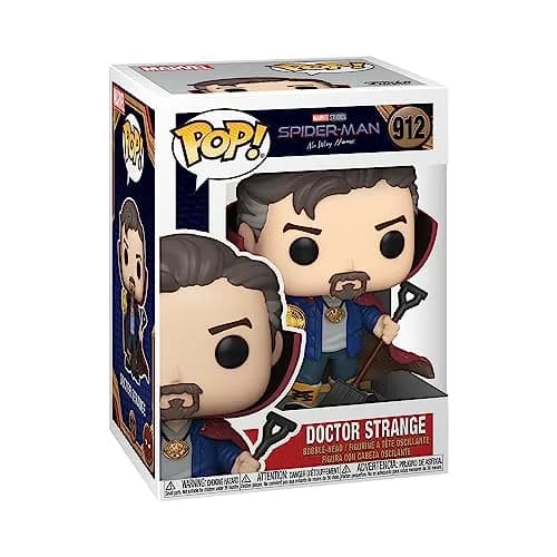 Funko POP Doctor Strange Spider-Man: No Way Home 4.15-inch Vinyl Bobble-head | Collectible Toy thumbnail 1