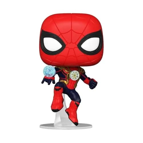 Funko Pop! Marvel Spider-Man Integrated Suit Action Figure | 10 cm (4-inch) Vinyl Bobblehead thumbnail 2