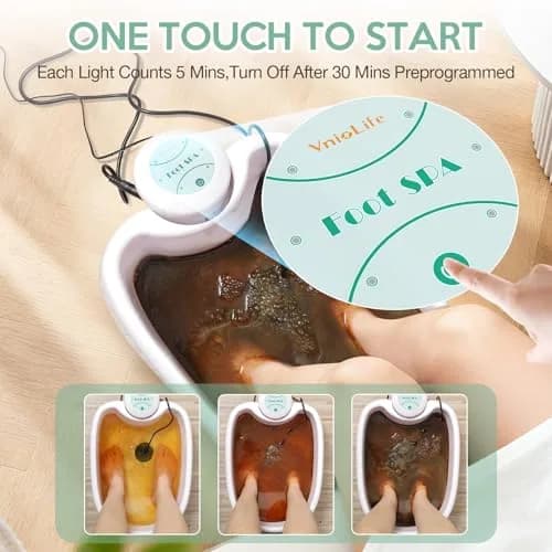 VnioLife Ionic Foot Bath Detox Machine with 3 Ionic Arrays | Home Foot Spa for Detox & Relaxation thumbnail 2