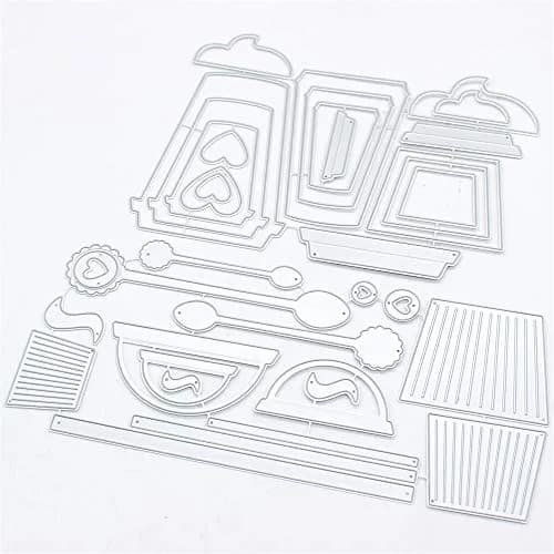 KSCRAFT Layering Coffee Cup Shakers Metal Dies 7.0cm (2.75in) | DIY Scrapbooking & Embossing thumbnail 1