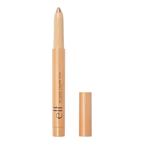 e.l.f. No Budge Shadow Stick Champagne Crystal | Long-Lasting Metallic Cream Eyeshadow Stick thumbnail 1