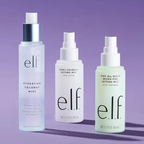 e.l.f. Dewy Coconut Setting Mist 2.7 Fl Oz | Hydrating Makeup Spray for Dewy Glow thumbnail 4