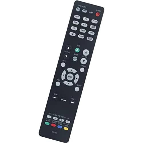 WINFLIKE RC-1217 Replacement Remote for Denon AV Receiver | Easy Setup, Sensitive Keys, Black thumbnail 2