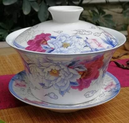 Eplze Large Gaiwan Ceramic Teacup 300ml (10oz) | Traditional Chinese Kung Fu Tea Ceremony Cup thumbnail 6