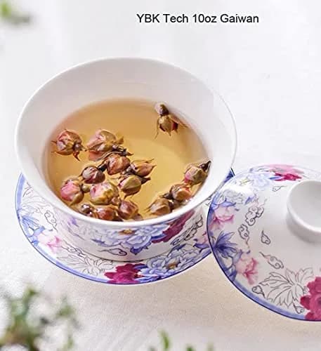 Eplze Large Gaiwan Ceramic Teacup 300ml (10oz) | Traditional Chinese Kung Fu Tea Ceremony Cup thumbnail 7