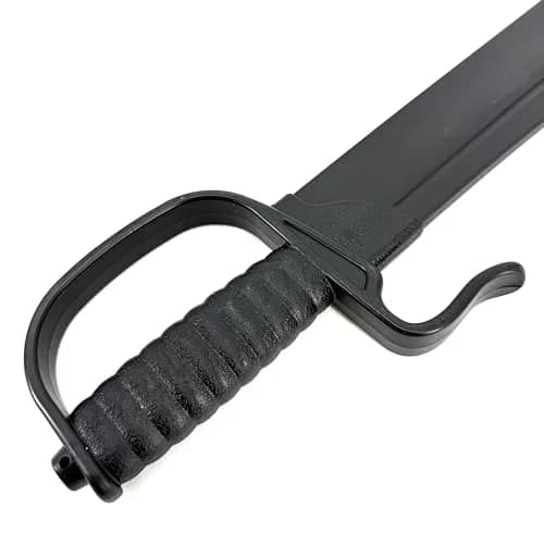 E-BOGU Polypropylene Wing Chun Black Sword Set of 2 (46 cm / 18 in) | Safe Practice Training Katana thumbnail 4