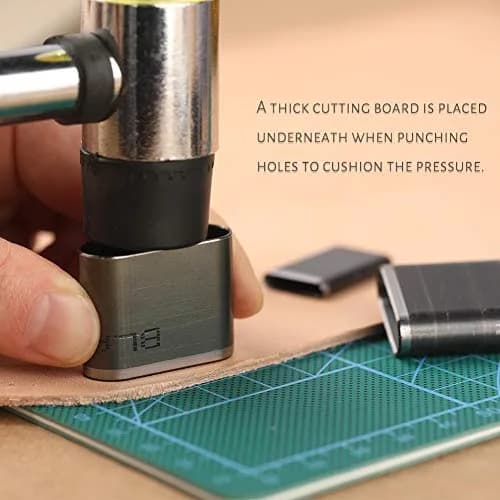 Yizzvb 52 Shape Style Leather Hole Punch Set | Alloy Steel Craft Tool thumbnail 4