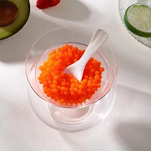 Patelai Caviar Serving Set, Glass Dish with 2 Pcs Caviar Spoons | Elegant & Durable thumbnail 3