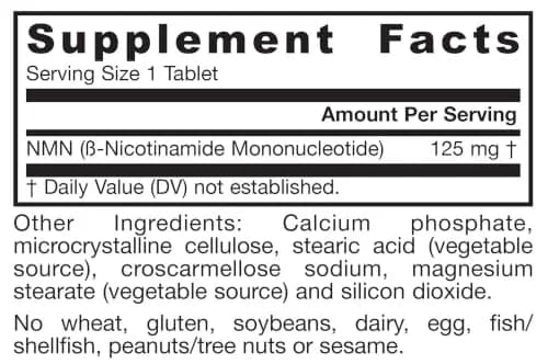 Jarrow Vegan NMN 125 mg | NAD+ Precursor for Healthy Aging & Energy thumbnail 9
