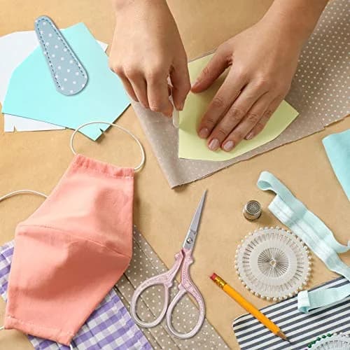 Hisuper Embroidery Scissors Stainless Steel Sharp 3.6 inch (9.1 cm) with Leather Cover thumbnail 7