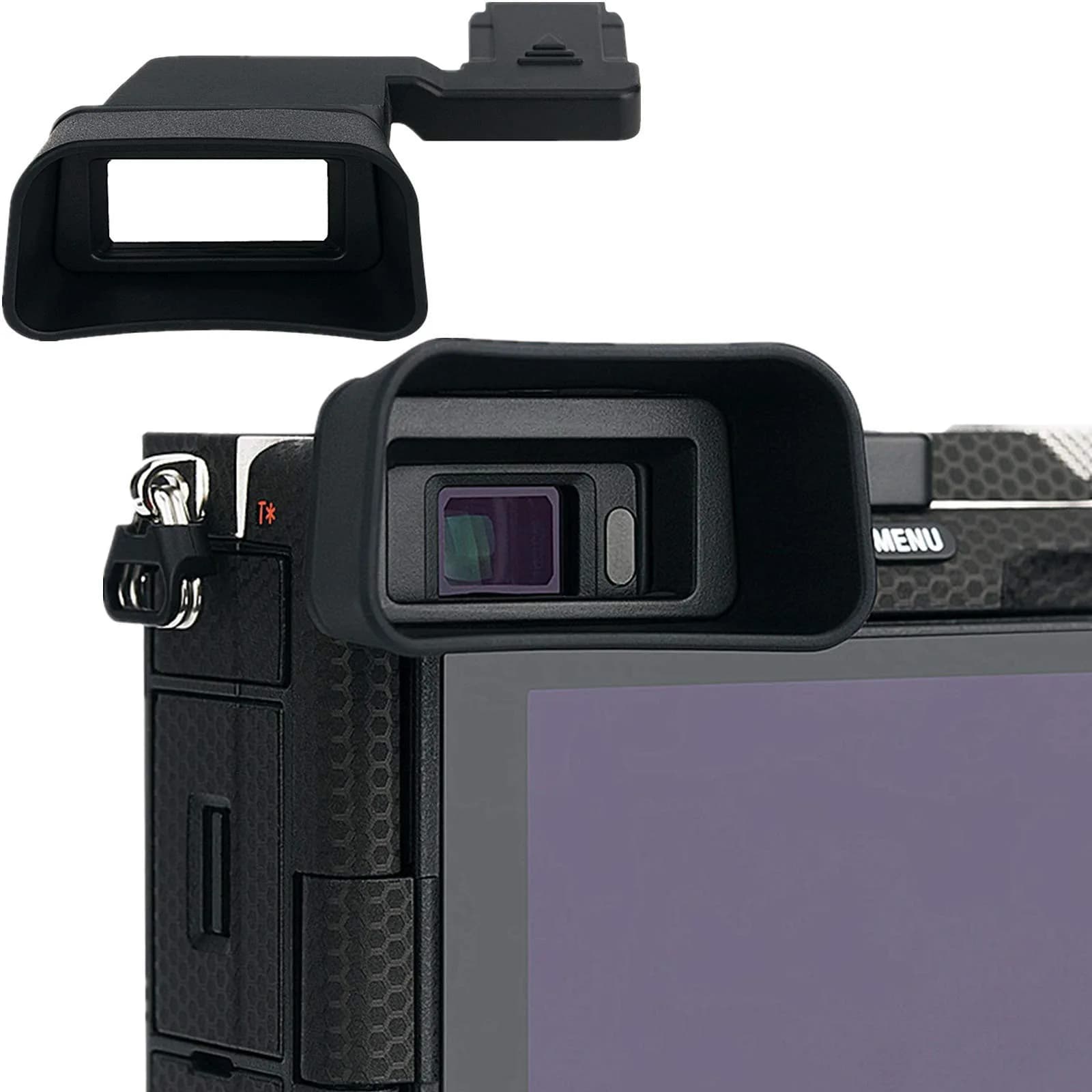 Kiorafoto Extended Eyecup for Sony Alpha A7C Camera | Protects Viewfinder from Impact & Light