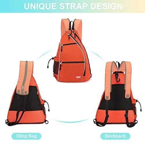 Sucipi Pickleball Bag for Men & Women,Convertible Backpack with Fence Hook | Water-Resistant Nylon, Large Capacity, Dual Carry Modes thumbnail 3