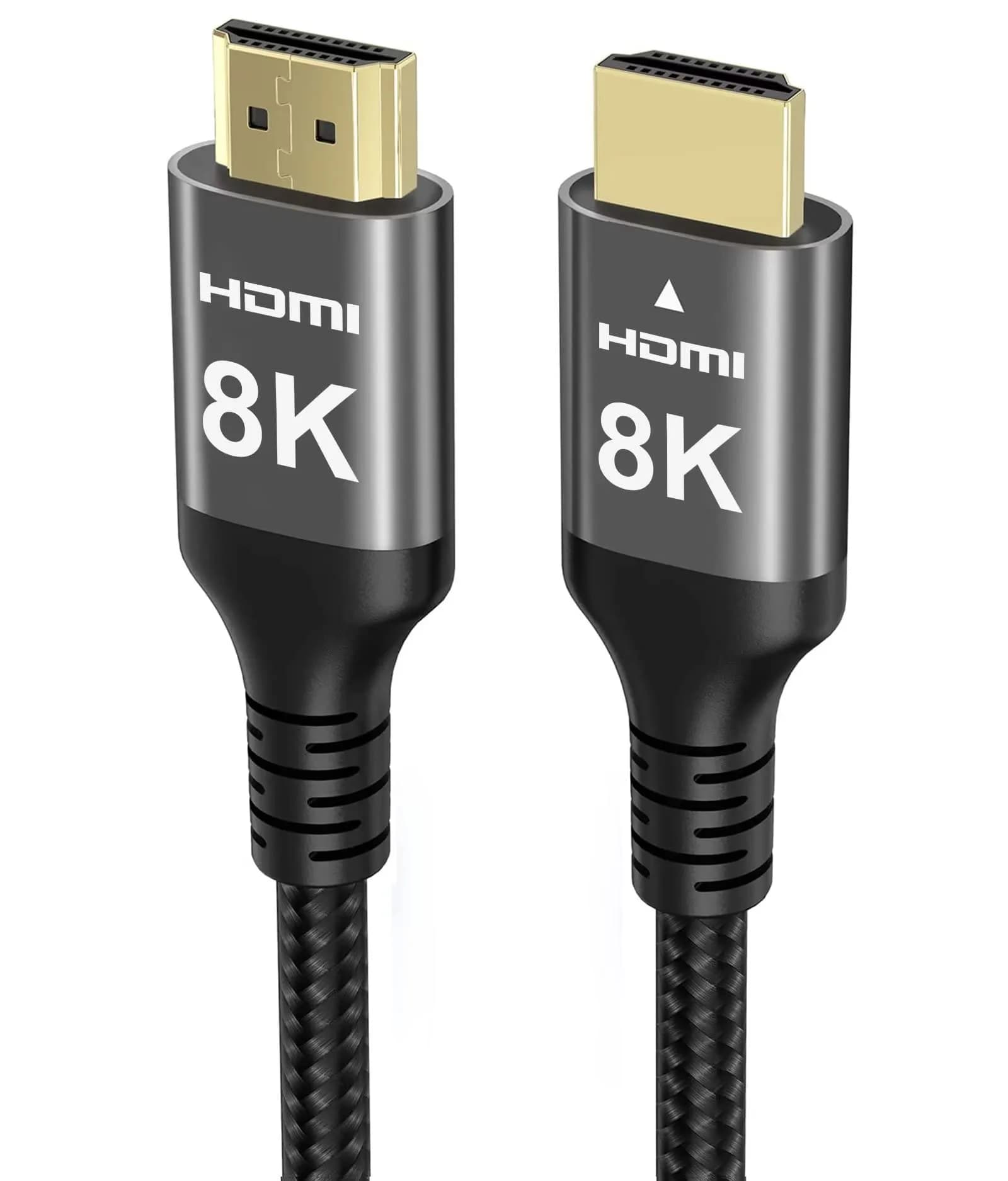 Ubluker HDMI 2.1 Cable 3.3FT | Ultra High Speed 8K 10K 4K Certified Cord — 33 feet