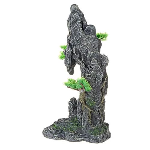 Saim Tall Aquarium Decor Artificial Mountain View Stone 18x9x35cm | Natural Environment for Fish thumbnail 5