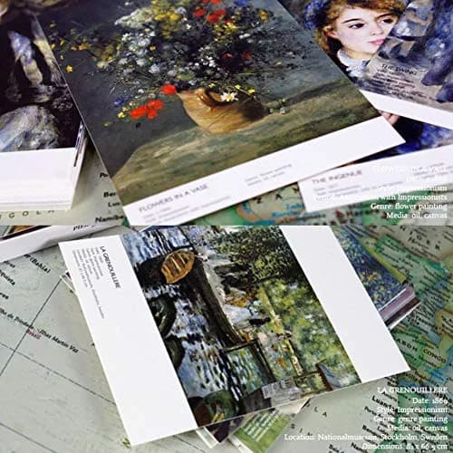 HOSTEESSCHOICE Pierre Auguste Renoir Art Postcards 10.16 cm x 15.24 cm (4 x 6 Inches) | 30 Famous Paintings Variety Pack thumbnail 5