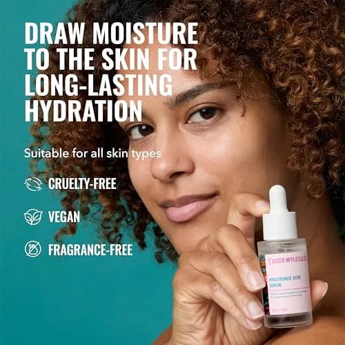 Good Molecules Hyaluronic Acid Serum 30ml (1 Fl Oz) | Ultra Hydrating Facial Moisturizer for Plumper Skin thumbnail 2