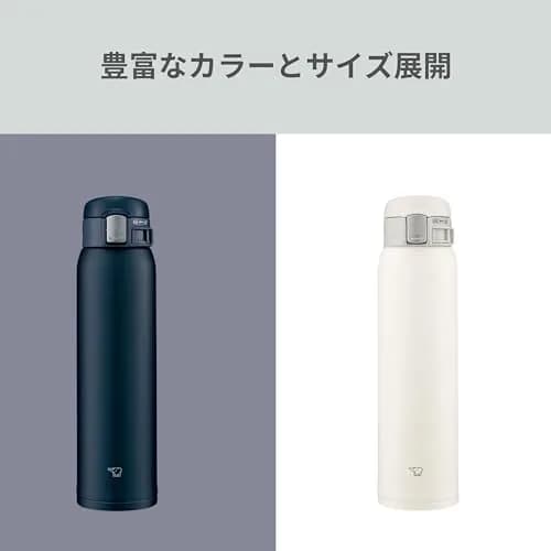 Zojirushi Stainless Steel Insulated Mug 600ml (20.3oz) Navy | One-Touch Open Direct Drink Bottle thumbnail 6