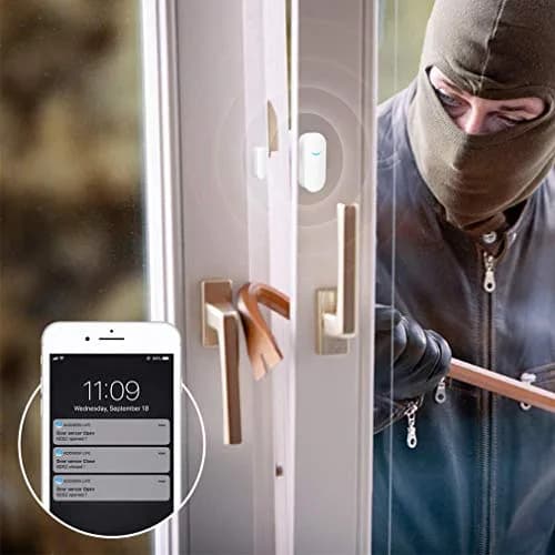 SENCKIT WiFi Door and Window Sensor with Tuya Smart App Control | 7.2cm x 4.55cm x 1.4cm thumbnail 3