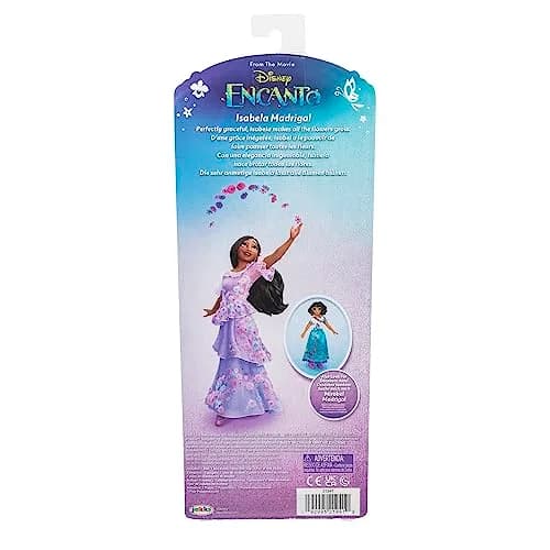 Disney Encanto Isabela Fashion Doll with Dress, Shoes & Hair Pin (11-inch / 27.94 cm) thumbnail 4