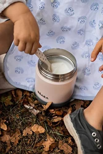 Béaba Stainless Steel Insulated Food Jar 10 oz | Kids Thermos, Leakproof, Keeps Food Hot & Cold thumbnail 6