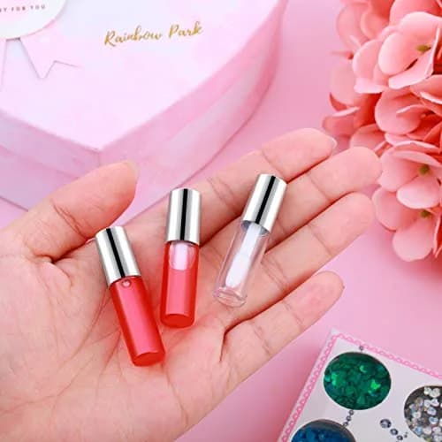 Patelai 100-Piece Clear Mini Lip Gloss Tubes (1.2ml) | Refillable DIY Makeup Containers thumbnail 7