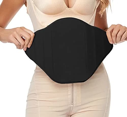 Moolida Post Surgery Abdominal Board for Liposuction & Tummy Tucks | Black, One Size thumbnail 1