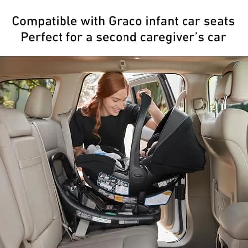 Graco SnugRide SnugFit Infant Car Seat Base Black | Rear-Facing Safety & Easy Install thumbnail 2