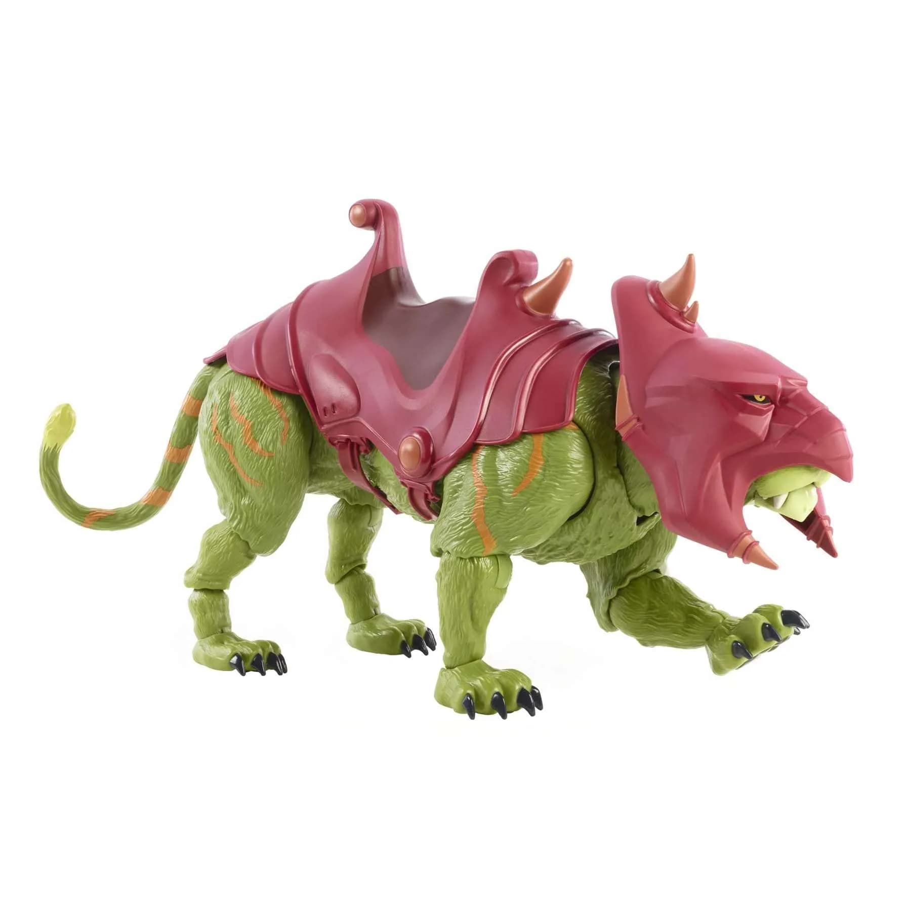 Masters of the Universe Masterverse Battle Cat 14-in Action Figure for Kids & Collectors | Epic MOTU Reboot — Multicolor