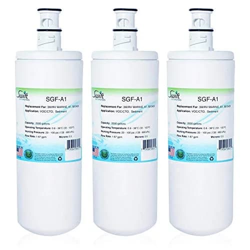 Swift Green Filters SGF-A1 Compatible Commercial Water Filter 3 Pack | Reduces VOCs & Odor, Made in USA thumbnail 1