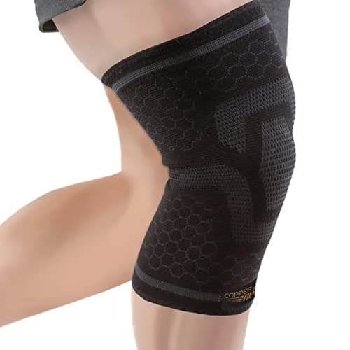 Copper Fit COOL Knee Compression Sleeve for Pain Relief 2XL (20"-22") | Doctor Recommended Support thumbnail 2