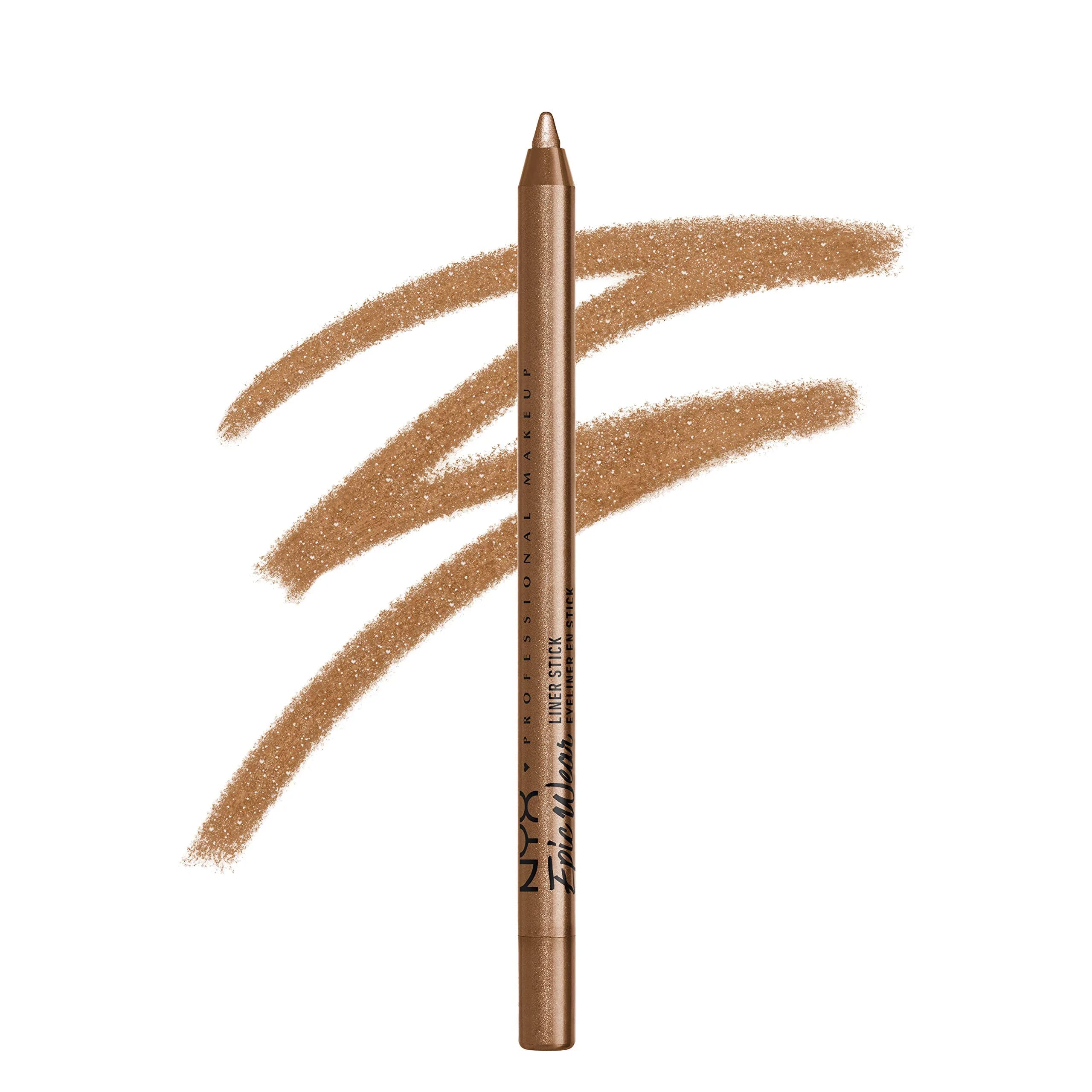 NYX PROFESSIONAL MAKEUP Epic Wear Liner Stick Brown Shimmer 0.7874 cm (0.37 in) | Long-Lasting Waterproof Eyeliner — 04 Gilded Taupe