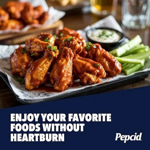 Pepcid AC Maximum Strength Heartburn Relief Tablets 75 ct | Famotidine 20mg Acid Reducer thumbnail 8
