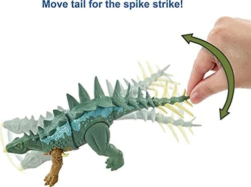 Mattel Jurassic World Toys Fierce Force Chialingosaurus Dinosaur Action Figure 12cm | Movable Joints & Realistic Sculpting thumbnail 2