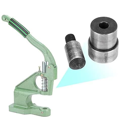 Pssopp Heavy Duty Metal Grommet Eyelet Punch Machine 8.0 mm | Durable Steel Tool for Leather & Fabric thumbnail 1