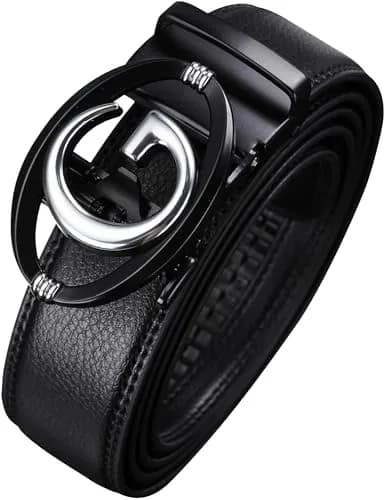 Civantiya Men's Ratchet Belt Leather Belt Adjustable for Men Gift 1 3/8-Inch | Perfect Fit & Urban Style thumbnail 1