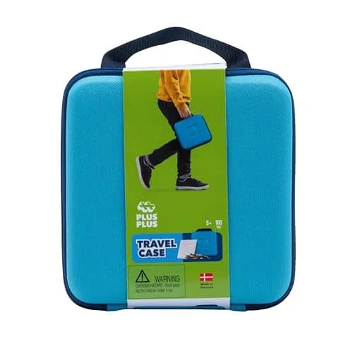 PLUS PLUS Travel Case, 100 Piece Basic Mix | Mini Waffle Blocks for Kids thumbnail 8