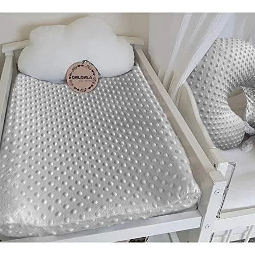 OWLOWLA Changing Pad Cover Soft Minky Table Sheets Baby Boys Girls | Ultra-Soft & Breathable, Fits Most Standard Pads, Easy to Wash, Khaki thumbnail 5