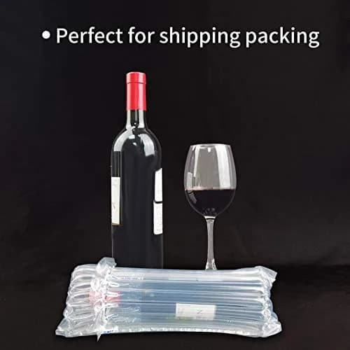 Conilly Wine Bottle Travel Protector Bags, 15 Packs Inflatable Air Column Packaging Bubble Bag with Free Inflator Pump, 16.75 x 9.5 inches | Reusable Wine Bottle Protector for Safe Transportation thumbnail 8