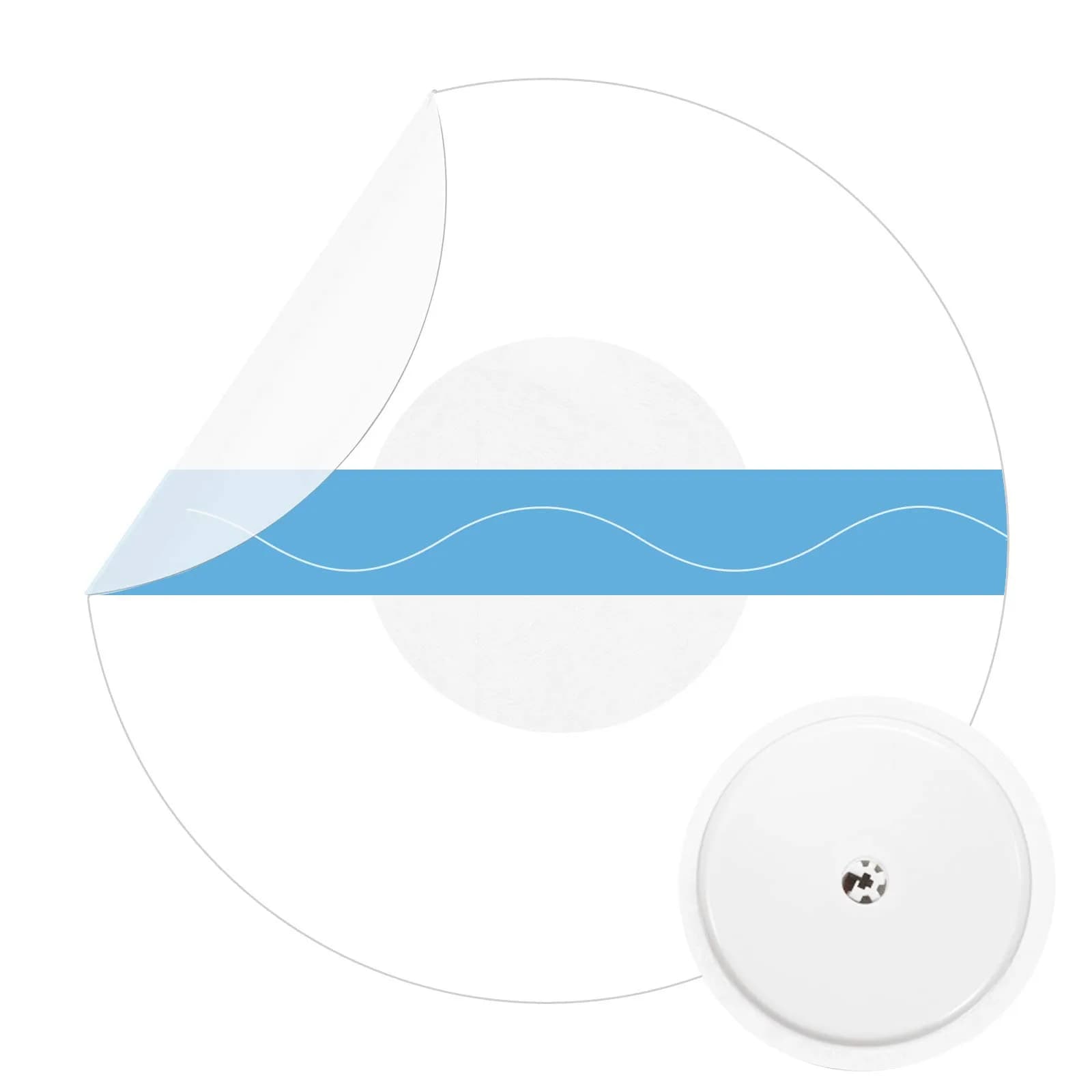OBUZOO 40Pack Libre Sensor Covers Waterproof Clear CGM Sensor Patches | No Hole & No Stick, Long Stay, Hypoallergenic - main product image