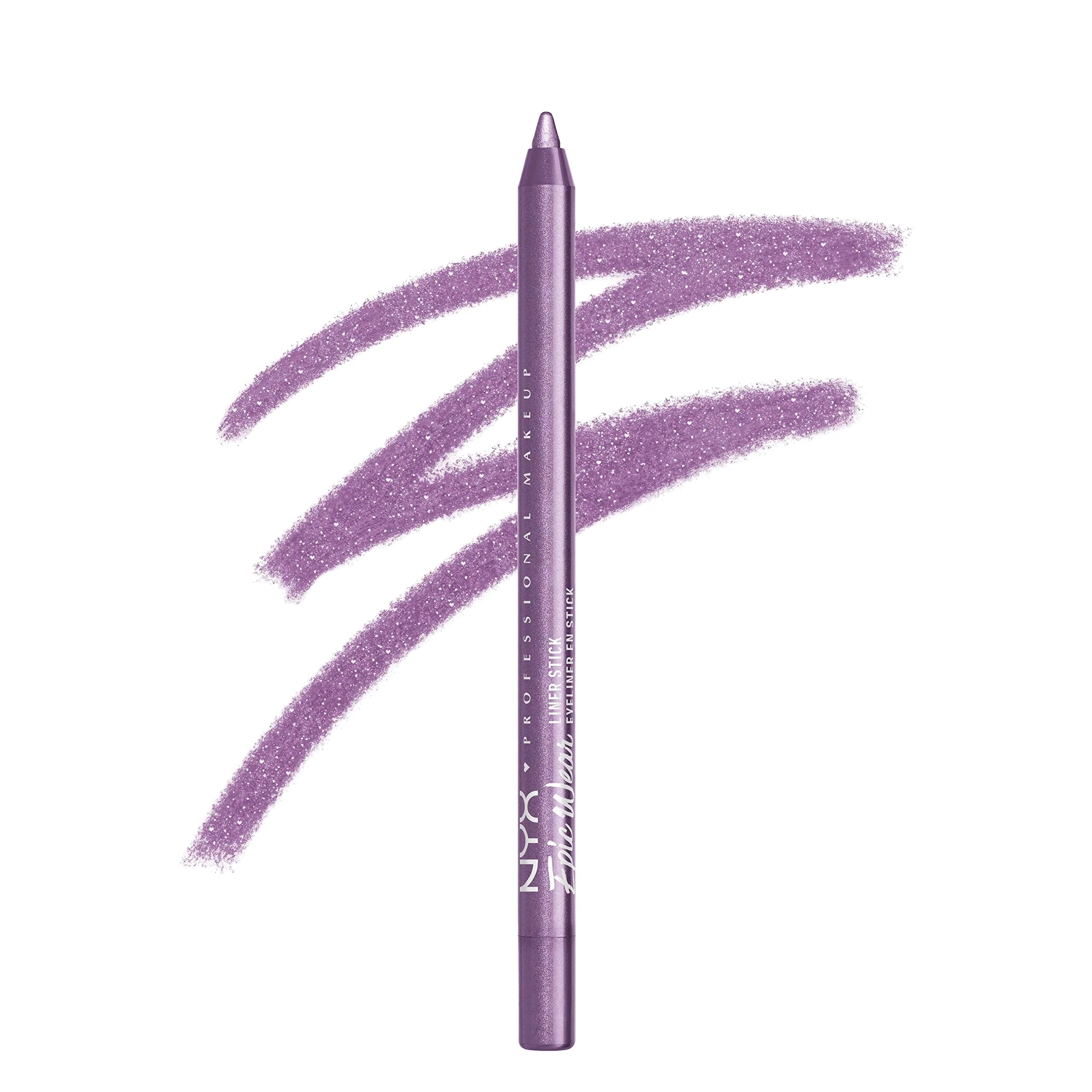 NYX PROFESSIONAL MAKEUP Epic Wear Liner Stick Brown Shimmer 0.7874 cm (0.37 in) | Long-Lasting Waterproof Eyeliner — Graphic Purple
