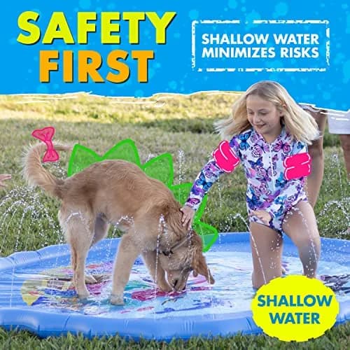 SplashEZ Solar System Splash Pad Sprinkler 60-inch (152 cm) | Educational Outdoor Water Play Mat thumbnail 8