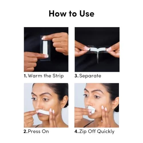 Parissa Natural Face & Lip Wax Strips — Facial Hair Removal for Sensitive Skin | Ready-to-Use | 20 Strips (10 x 2) | Gentle & Biodegradable thumbnail 7