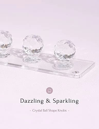 Heesch Necklace Hanger, Wall Necklace Holder, Acrylic Jewelry Organizer | Clear 2-Pack thumbnail 7