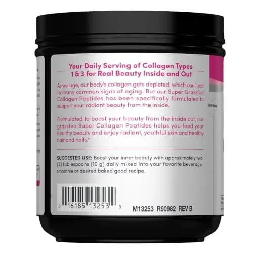 NeoCell Grassfed Collagen Peptides Powder 603g (21.2 oz) | Types 1 & 3 for Hair, Skin, Nails & Joints thumbnail 3