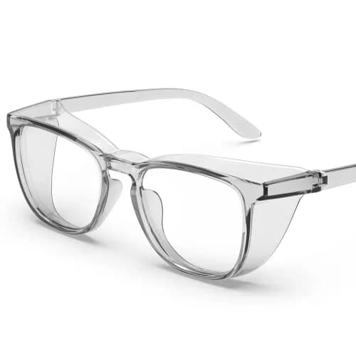 TOREGE Safety Glasses with Clear Anti-Fog & Anti-Scratch Lenses | Lightweight Eye Protection for Men & Women thumbnail 1