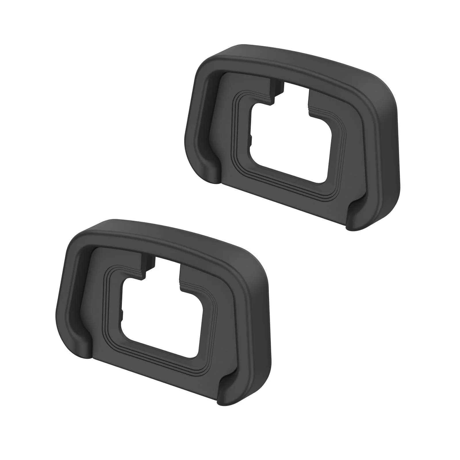 JJC Extended Soft Silicone Camera Eyepiece Eyecup 2-Pack for Sony Alpha A1, A7R V, A7 IV, A9 III Cameras | Blocks Light, Protects Viewfinder — Replace Nikon DK-29