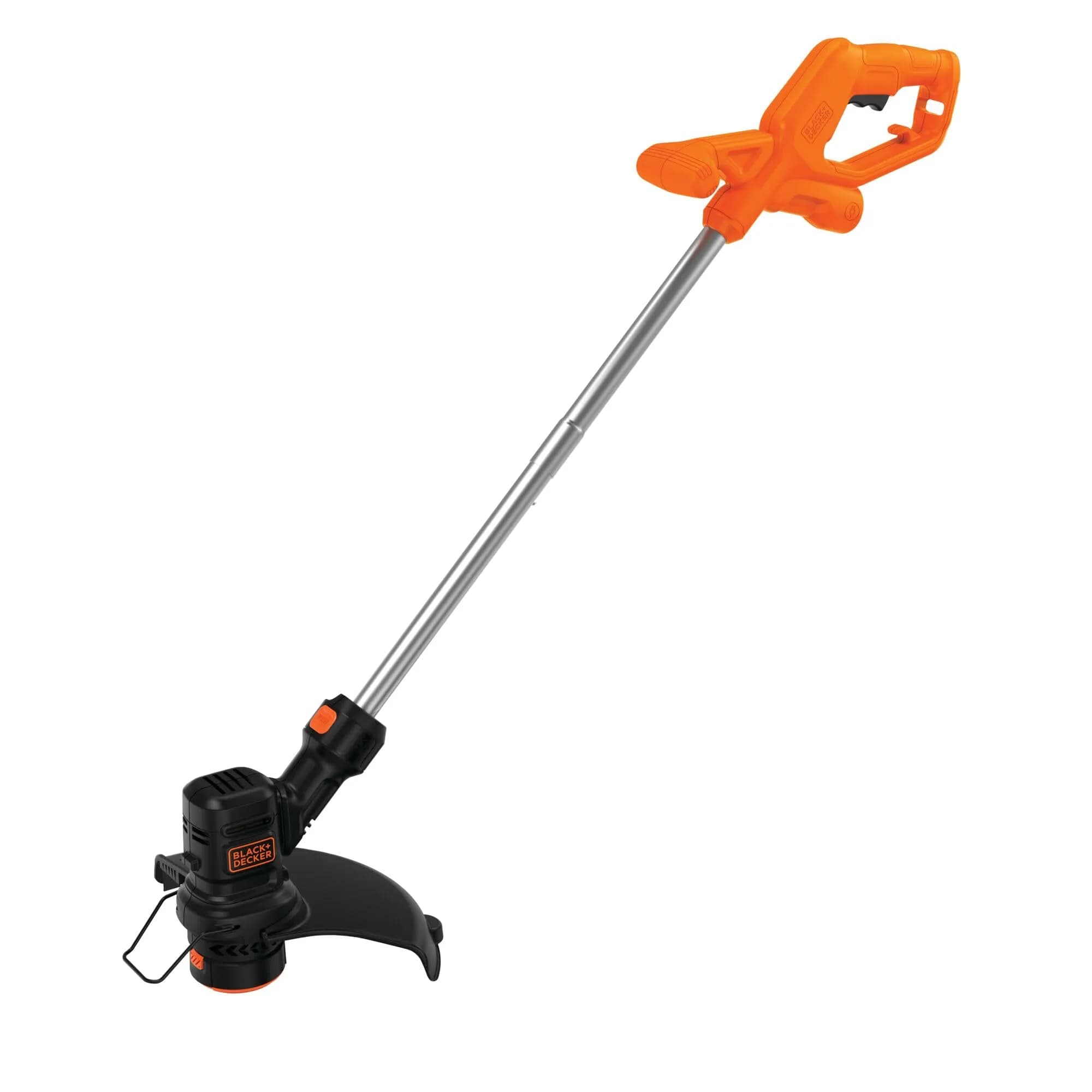 BLACK+DECKER String Trimmer and Weed Wacker, 13-Inch, 4 Amp, Lightweight, Orange & Black - main product image