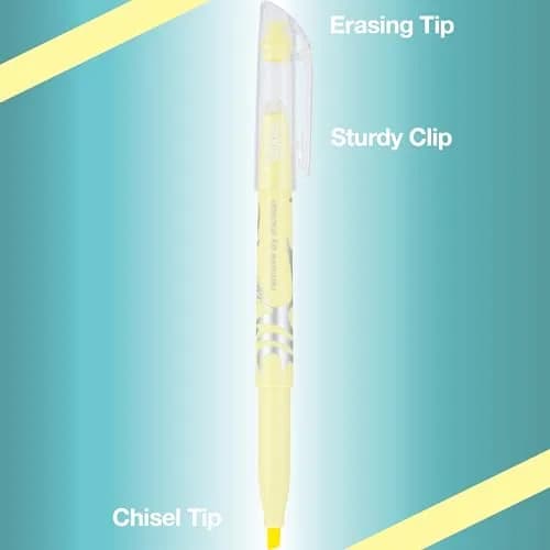 PILOT FriXion Light Pastel Erasable Highlighters 14 Count (0.1 kg) | Chisel Tip, Assorted Colors thumbnail 3