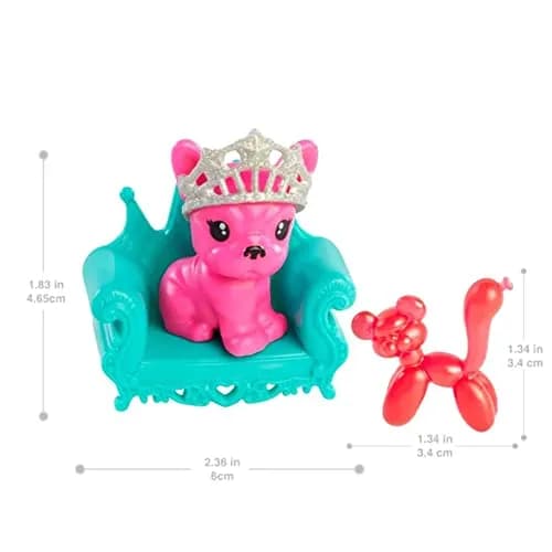Barbie Color Reveal Pet, Party Series | Blue Metallic Coating & 5 Surprises, Kid-Friendly thumbnail 5